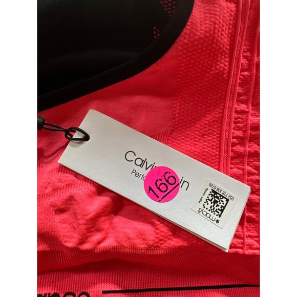 Calvin Klein Performance Womens Plus Size Sports Bra 2X Racerback Design - Picture 4 of 4